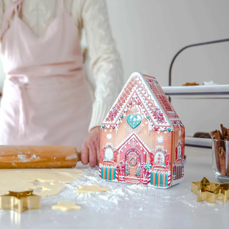 Plätzchendose Lebkuchenhaus