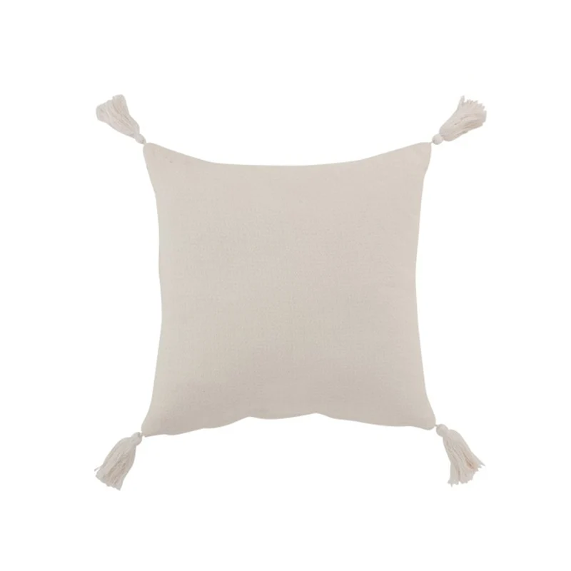 Boho Kissen in Weiss "Capri"