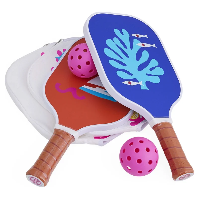 Design-Pickleball Set PLAYA pink/grün