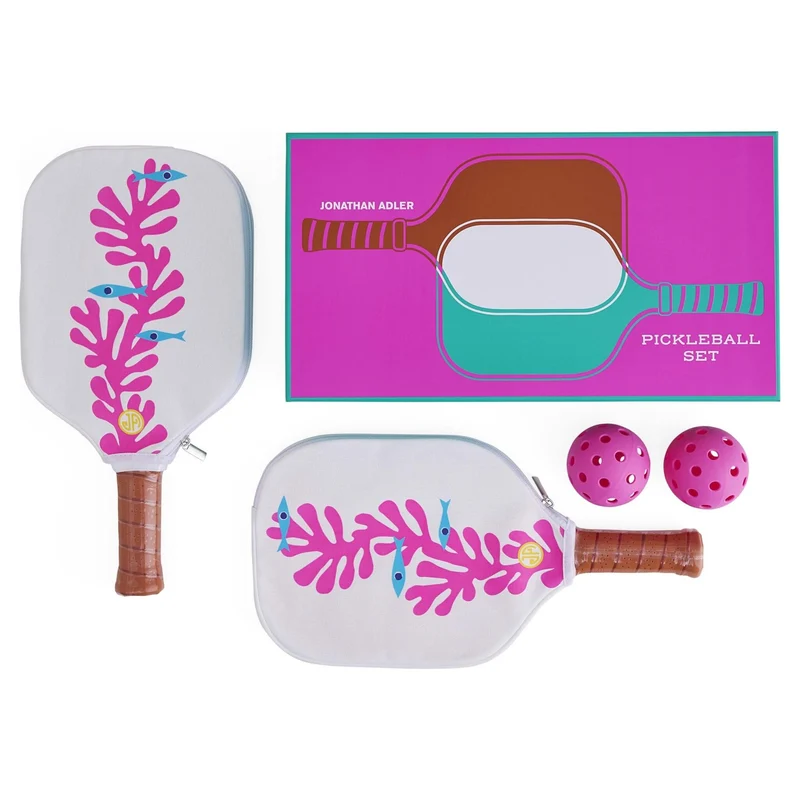Design-Pickleball Set PLAYA pink/grün