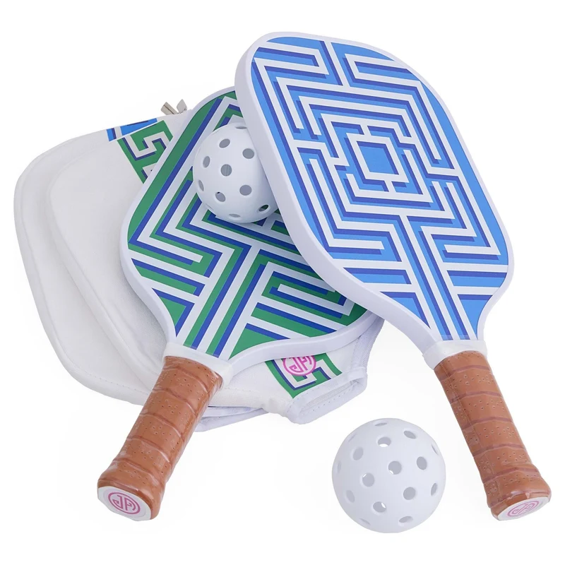 Pickleball Set LABYRINTH blau/türkis