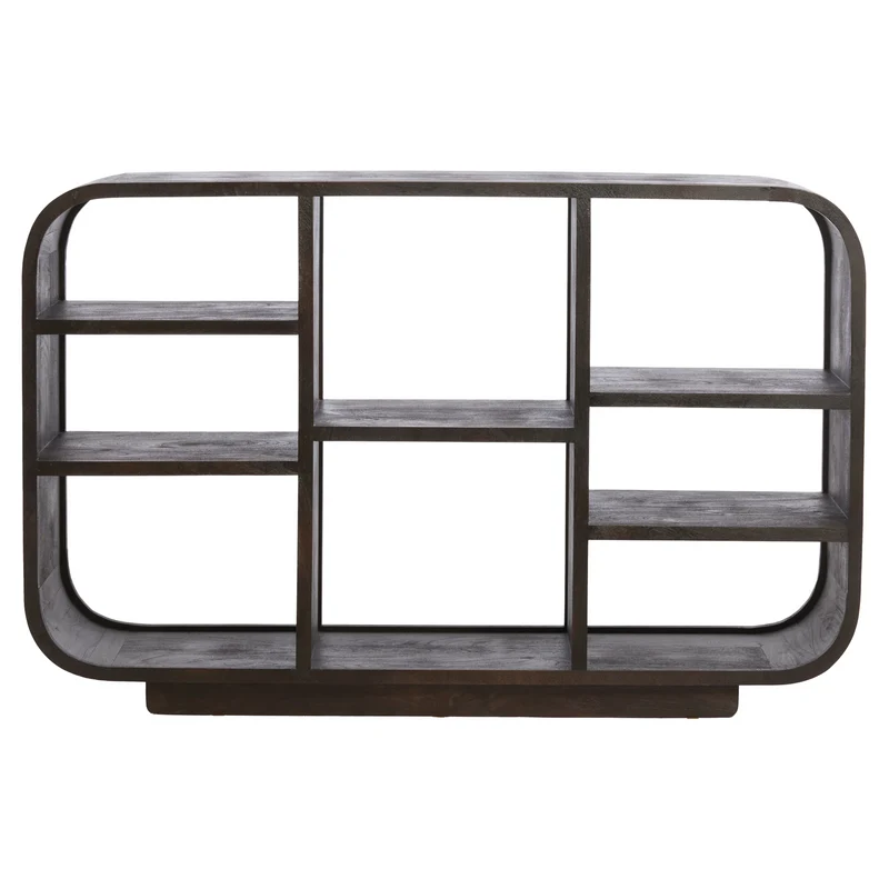Sideboard DANE dunkel rotbraun 140x35x90cm