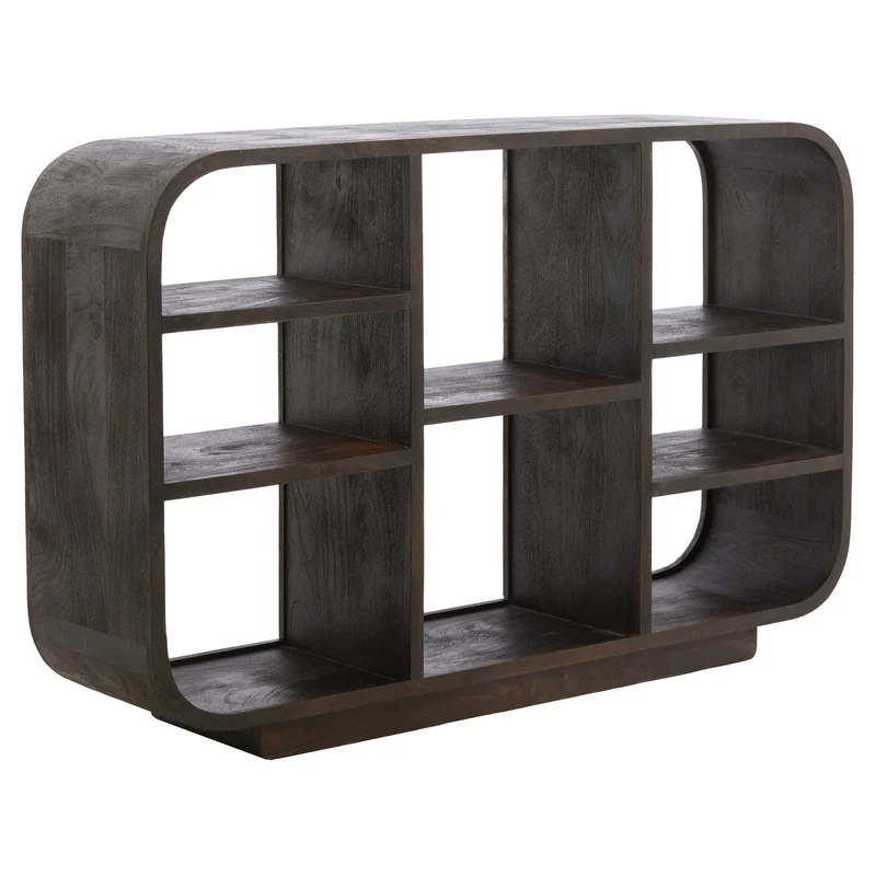 Sideboard DANE dunkel rotbraun 140x35x90cm