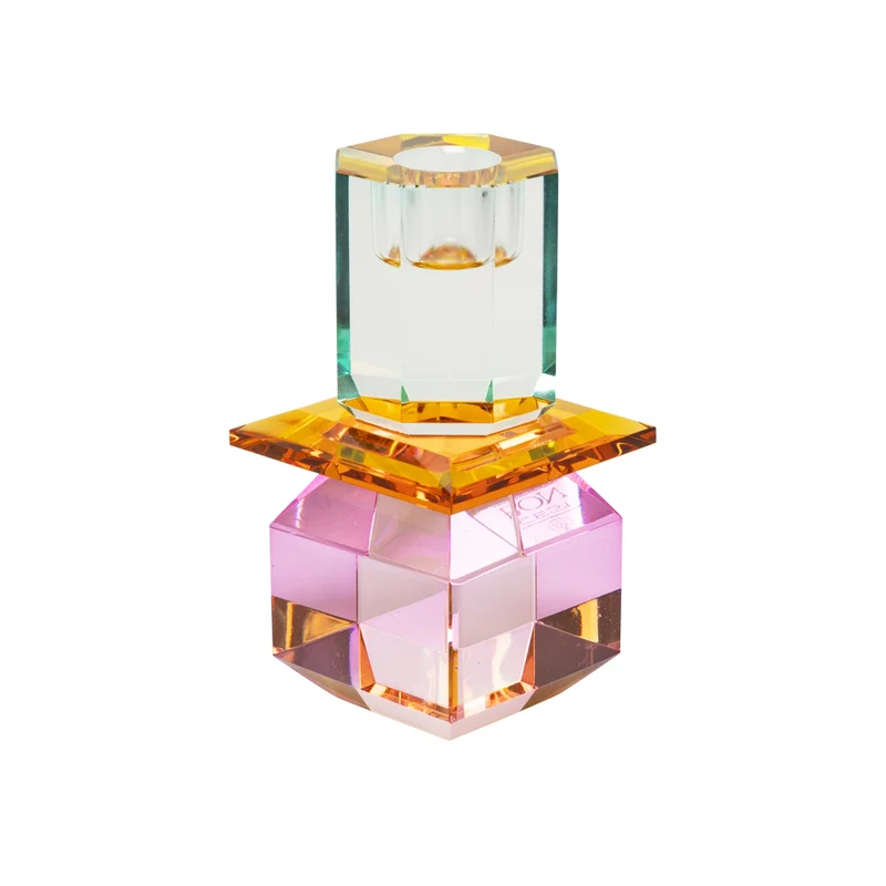 Kristallhalter AMBER BREEZE in Violett/Bernstein/Hellminze