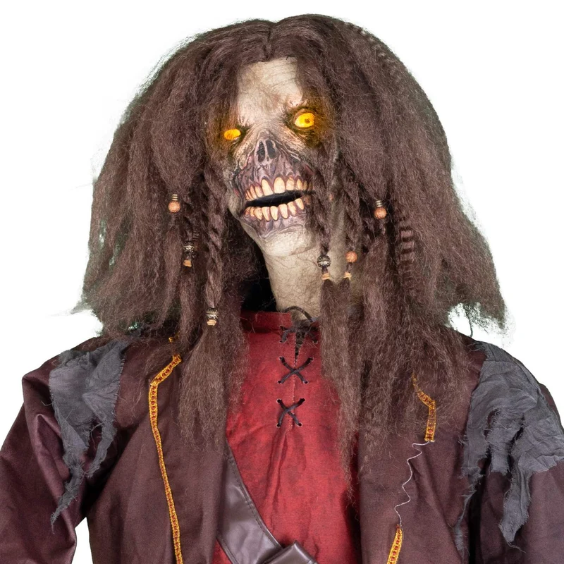Halloween Standfigur "Pirat Pete" - Animatronic | 183 cm