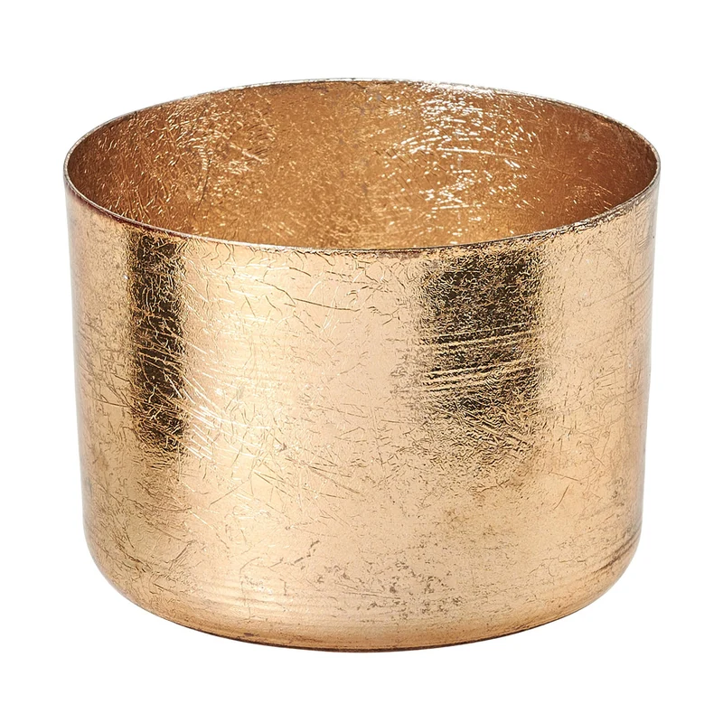 Windlicht Chennai goldfarben mittel