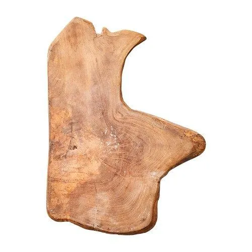Affari Schneidebrett ARVID TEAK Wurzelholz ca. 22 cm | Servierbrett Holzbrett