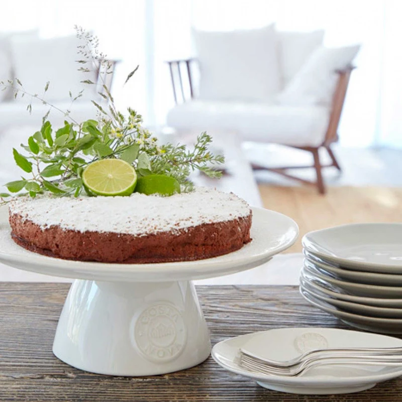 Kuchenplatte mit Fuß, 33 cm "Cottage"