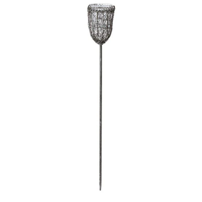Teelichthalter ELLIE Stab-Windlicht | 54x7 cm | Eisen mit Glaseinsatz | Affari of Sweden