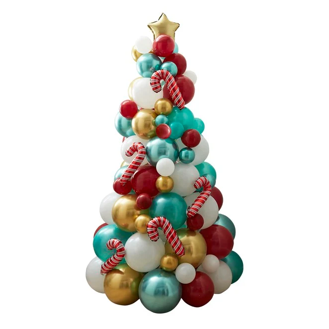 Ballon Set Weihnachtsbaum klassisch