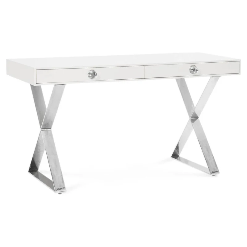 Designer-Schreibisch CHANNING weiß