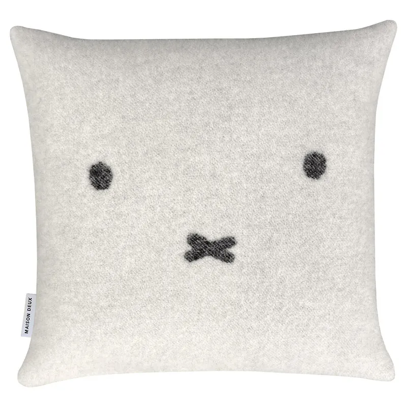 Kissen Miffy Weiß-Schwarz