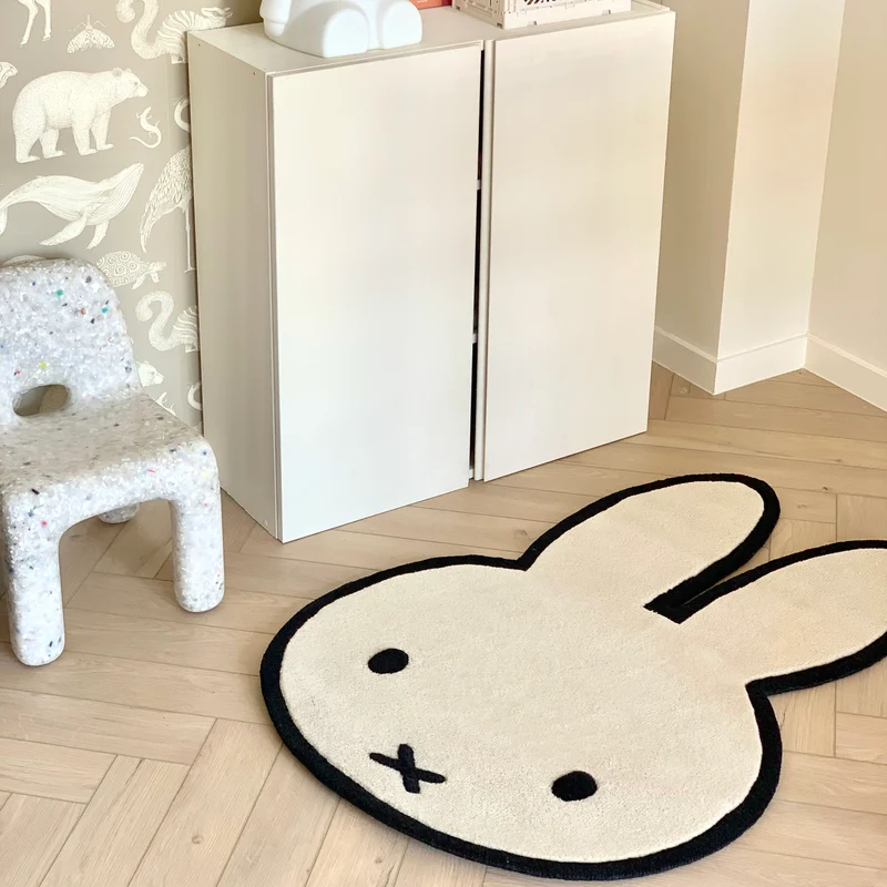 Kinderteppich Miffy Weiß