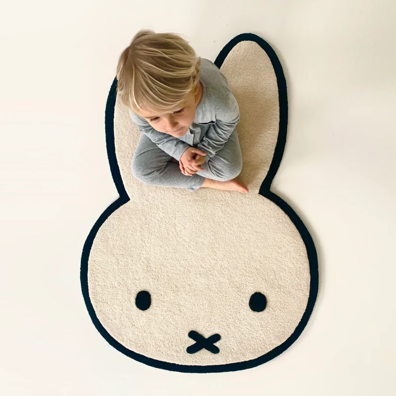 Kinderteppich Miffy Weiß