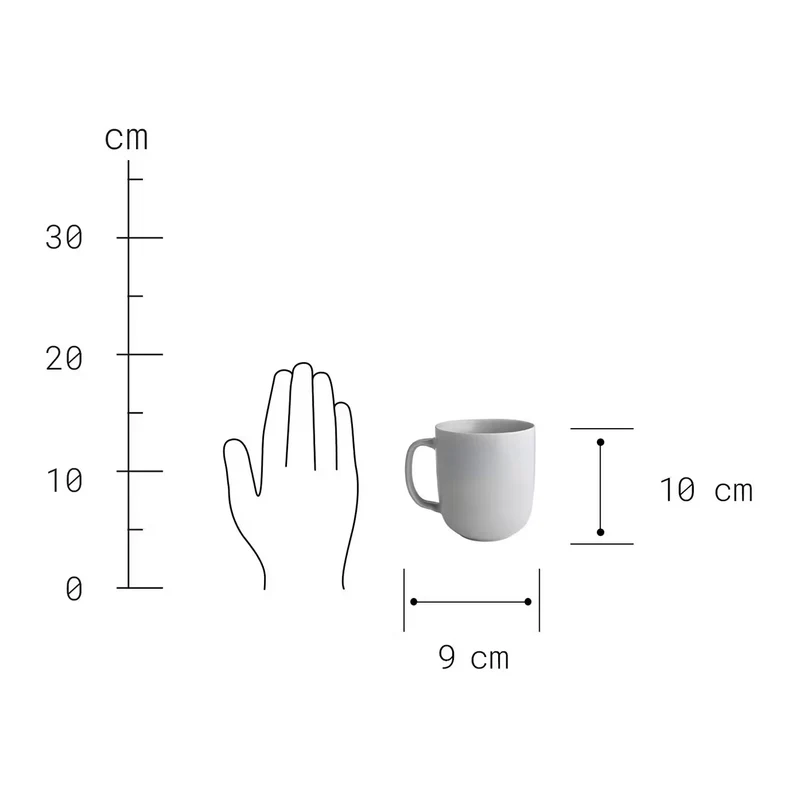 CASA NOVA Tasse mit Henkel