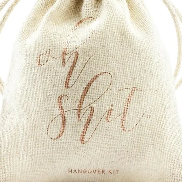 Baumwoll Säckchen Hangover Kit (10 Stück)