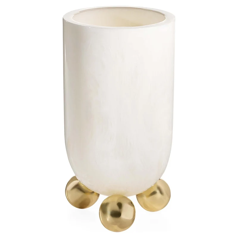 Design-Vase FONTANA weiß