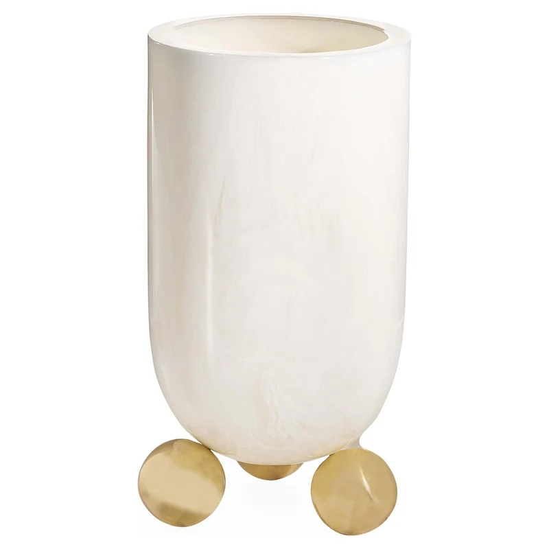 Design-Vase FONTANA weiß