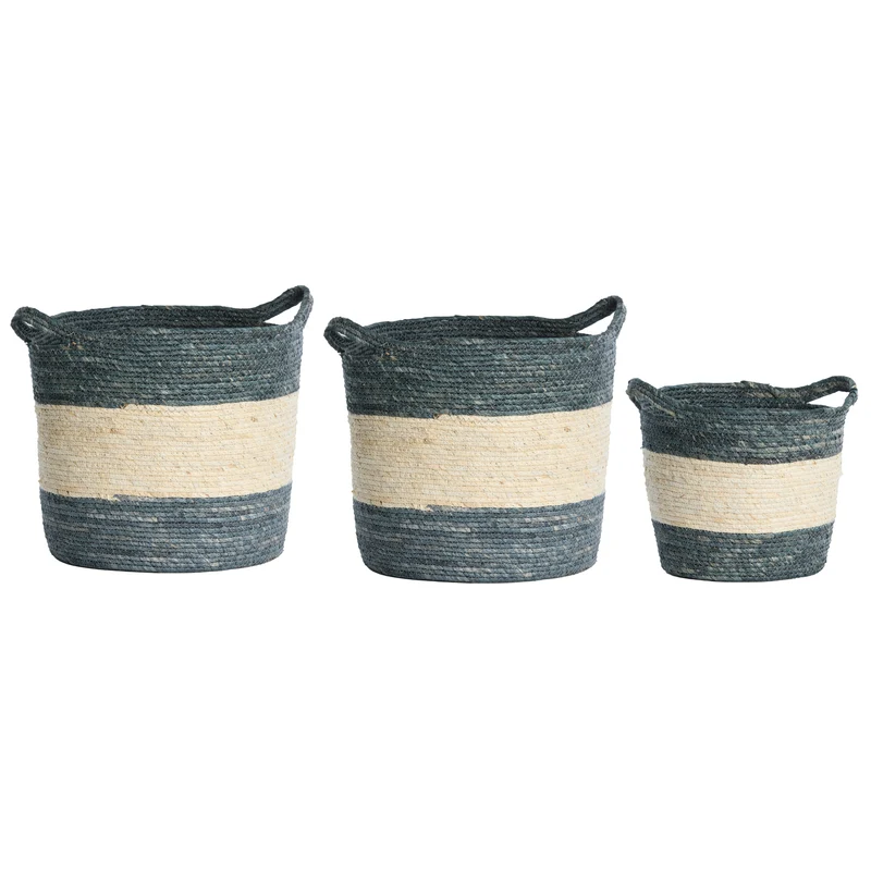 Korb KILKEE 3er-Set max Ø 40x40 cm versch. Farben