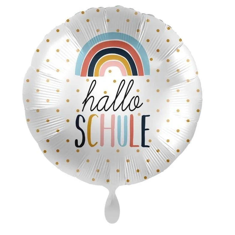 Folienballon hallo Schule