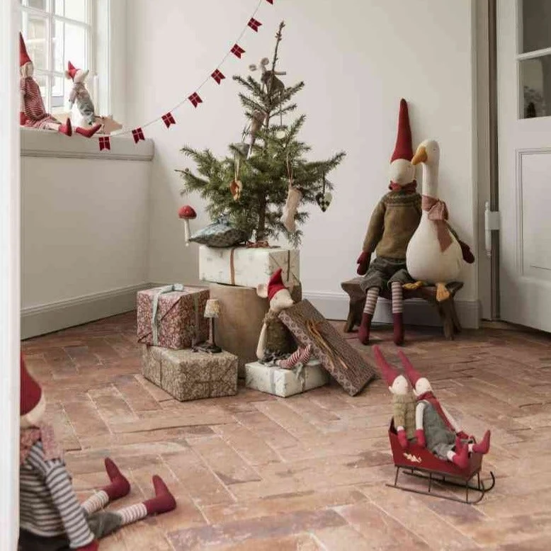Maileg HERZ Metallornament dunkelgrün Anhänger ca. 6 cm Baumschmuck Advent