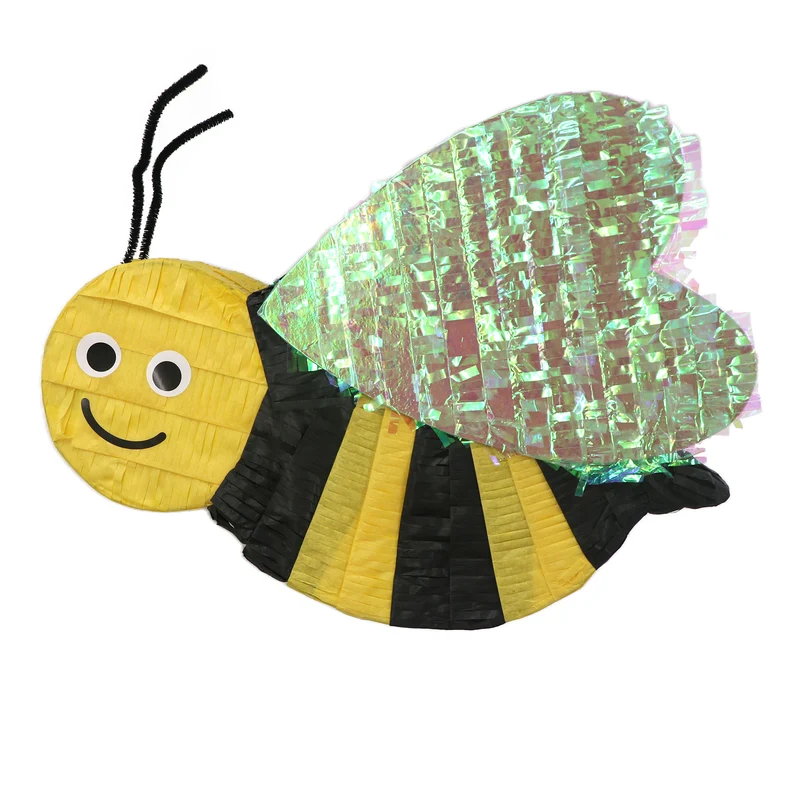 Pinata "Glitzer Biene" | 42x39x7,5cm