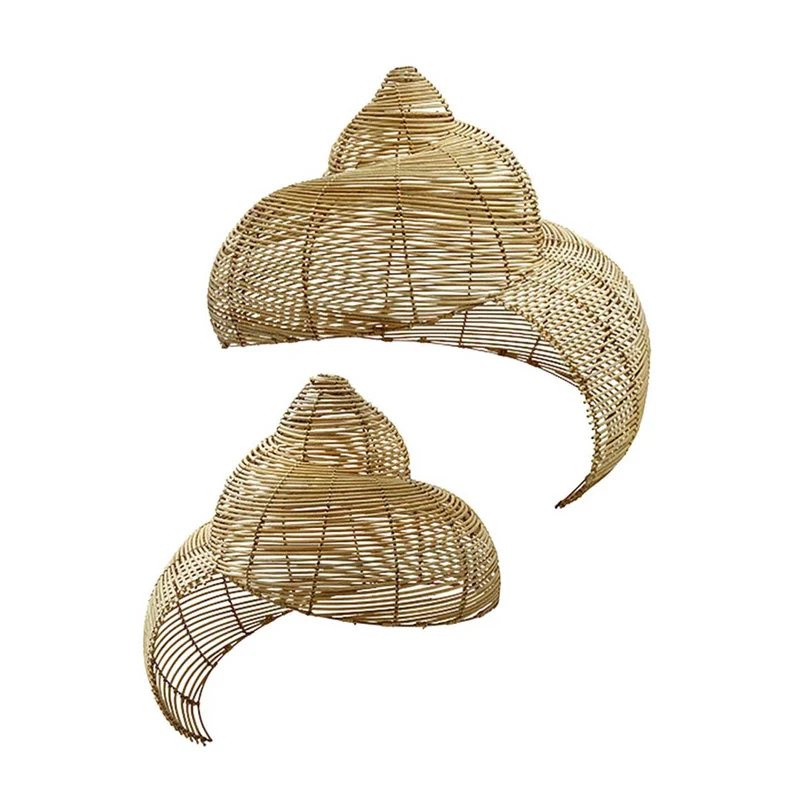 Lampenschirm in Muschelform