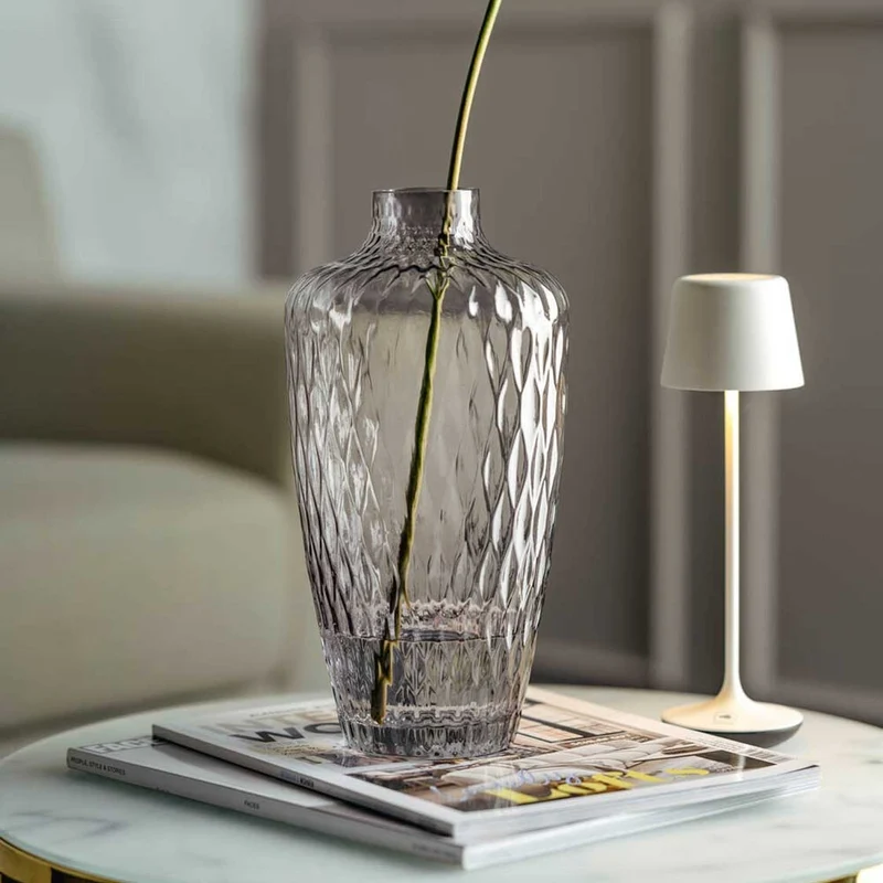 Vase GIULIA 28 cm grau