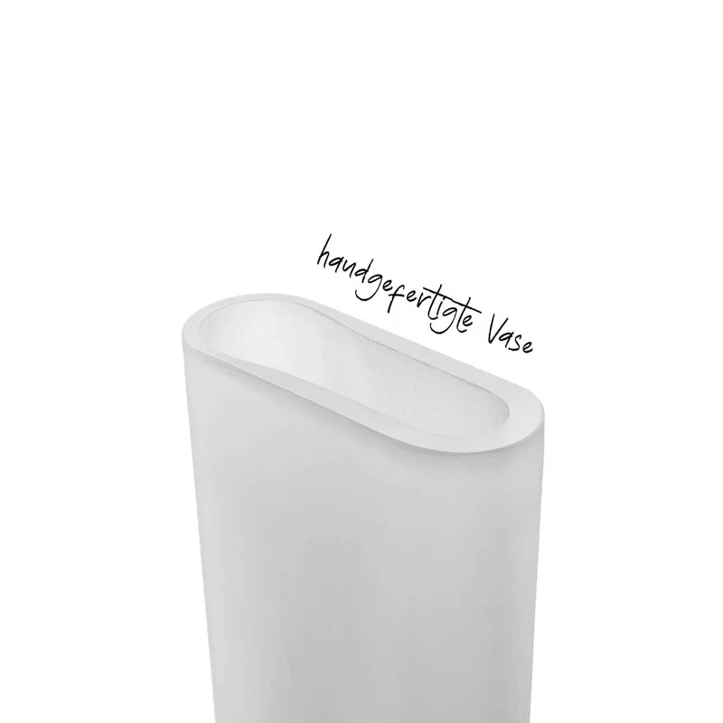 Vase TURNO 34 cm satiniert