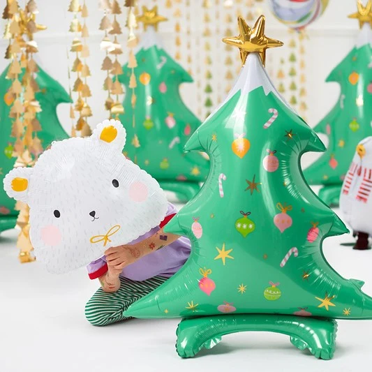 Folienballon Weihnachtsbaum