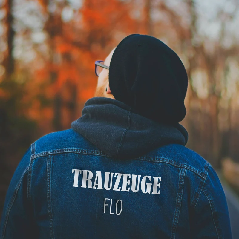 Personalisiertes Bügelbild Trauzeuge