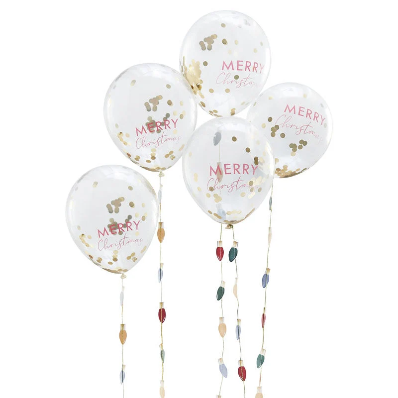 Konfetti Ballons Weihnachten