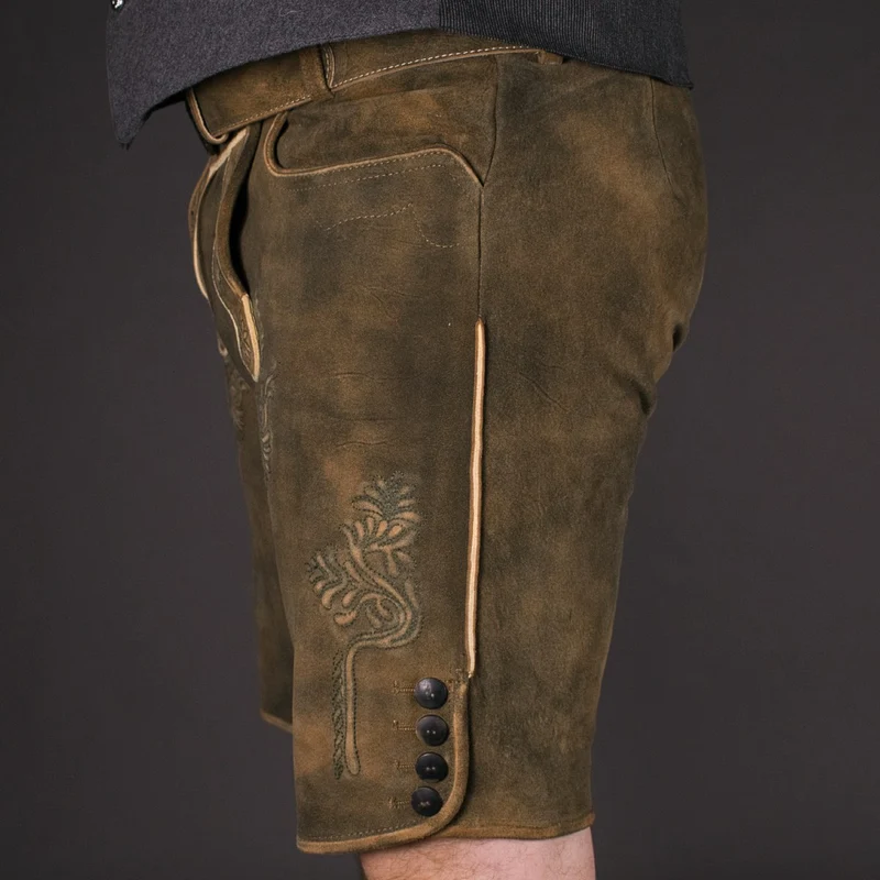 Datschi Trachten Lederhose Matthias Braun Grün