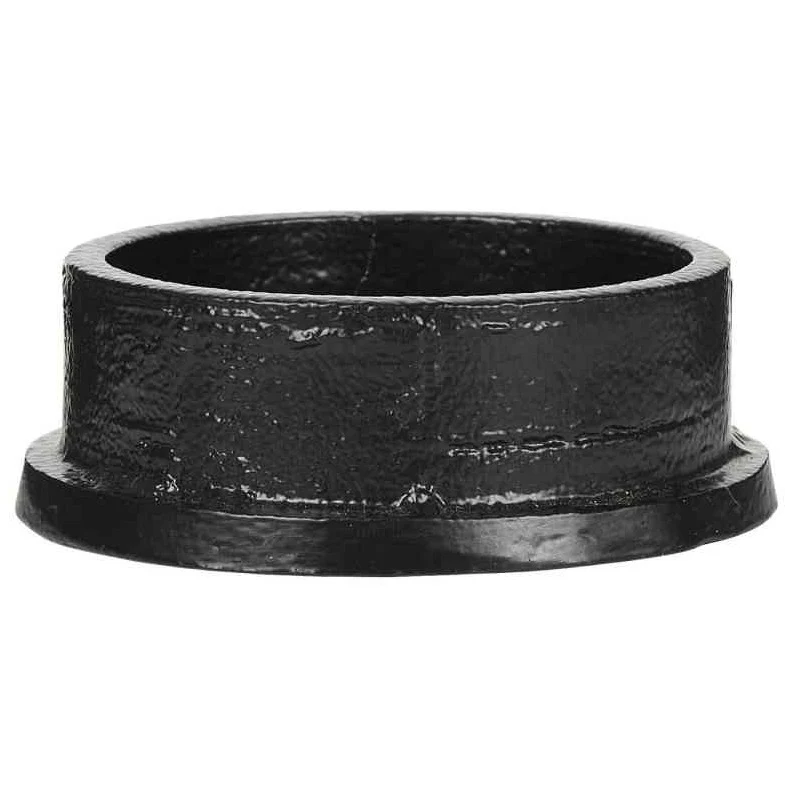 Kerzenhalter für Blockkerzen FREDA | Gusseisen schwarz 3x8 cm | Ib Laursen