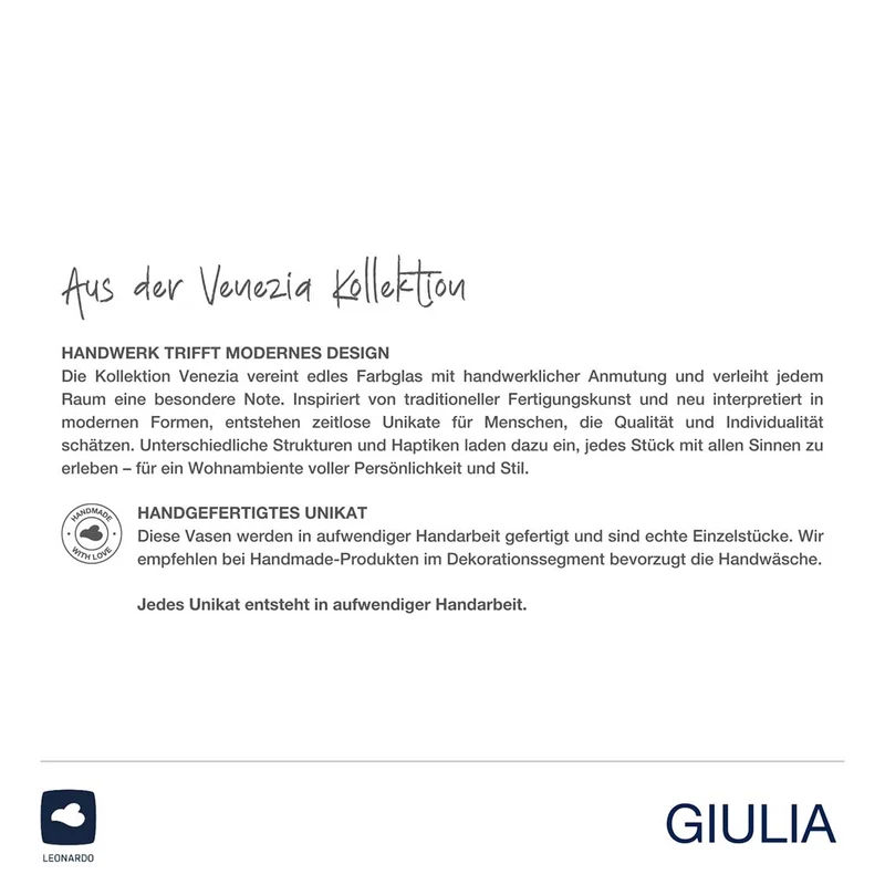 Tischlicht GIULIA 10 cm grau