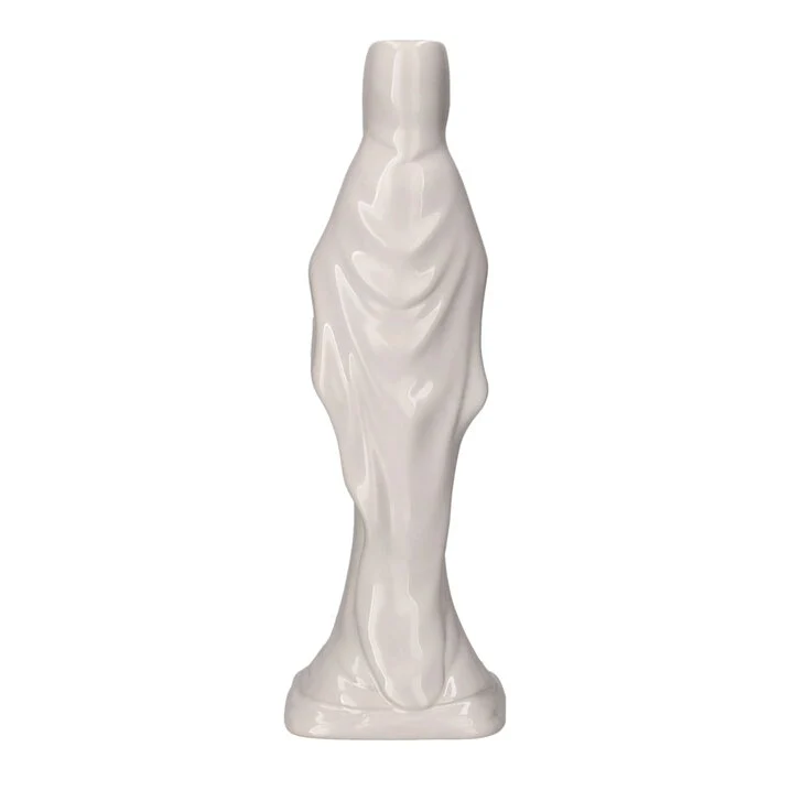 Madonna Kerzenhalter Weiß H30,5 cm