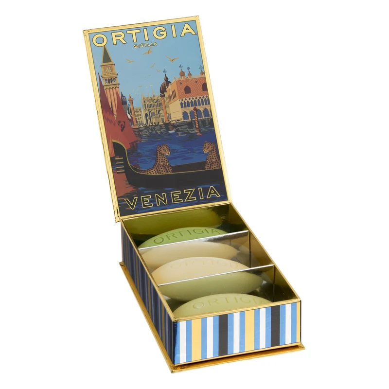 City Box Venezia | Geschenkbox mit 3 Luxus-Seifen