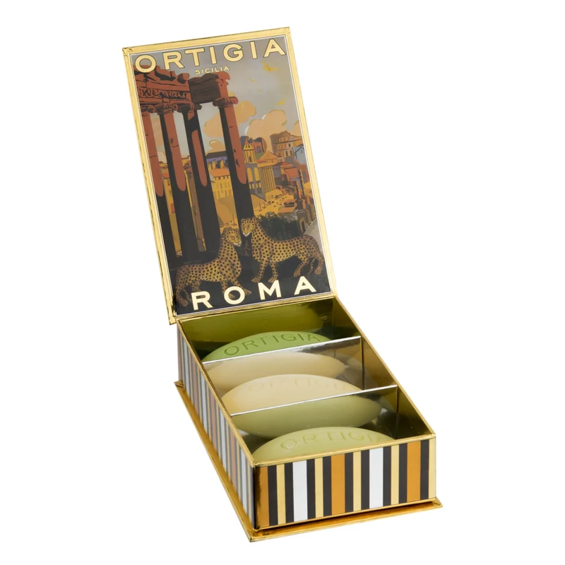 City Box Roma | Geschenkbox mit 3 Luxus-Seifen
