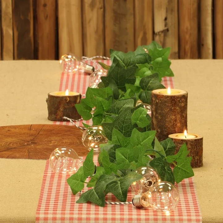 Holz Vintage Teelicht Halter