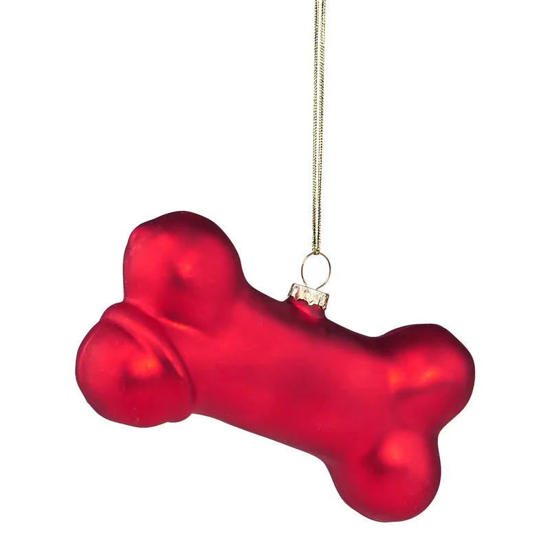 HANG ON Baumanhänger WOOF Knochen