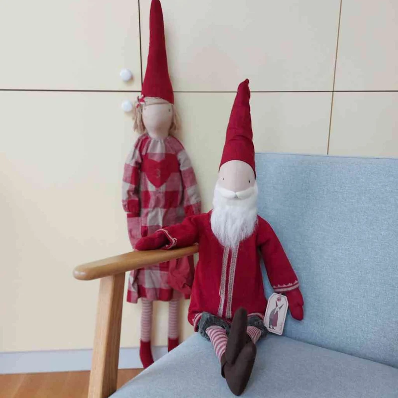 Maileg SANTA Weihnachtsmann 85 cm | Stoffpuppe Adventsdekoration Nikolaus