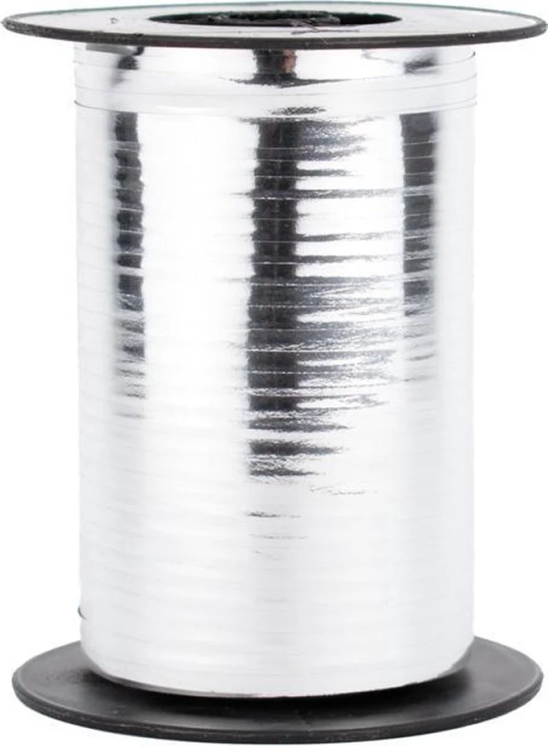 Geschenkband Polyband 5mm/250m Metallic Silber