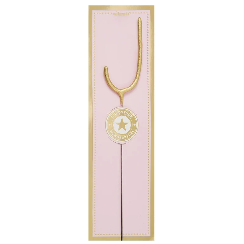 Wunderkerze Buchstabe Classic J 6,5cm 35s | Gold