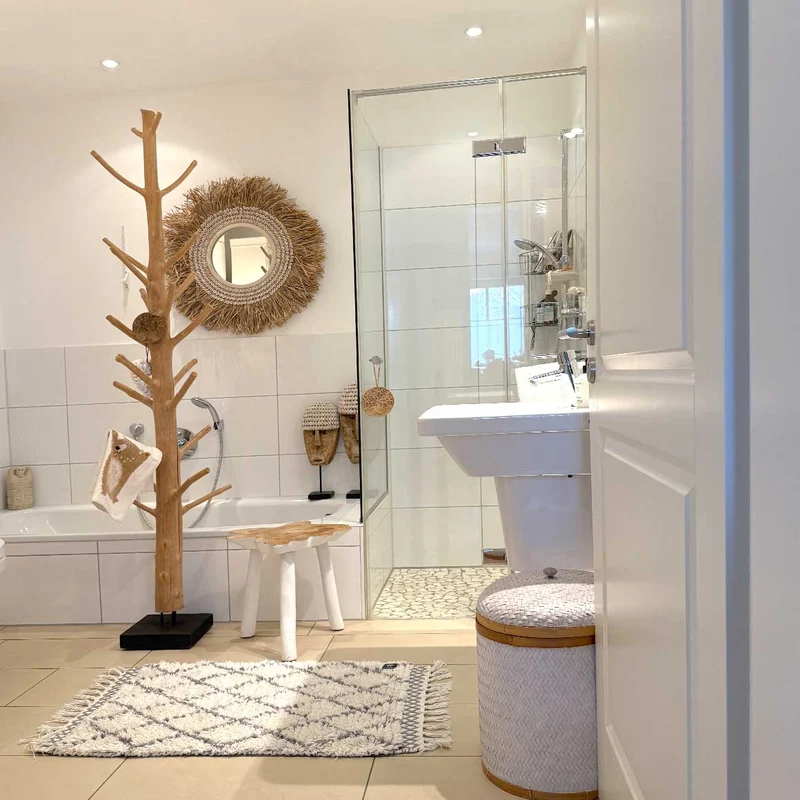 Beni Ourain Teppich in Beige / Grau