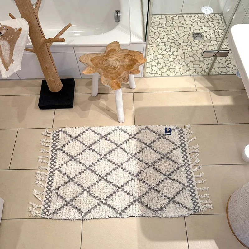Beni Ourain Teppich in Beige / Grau