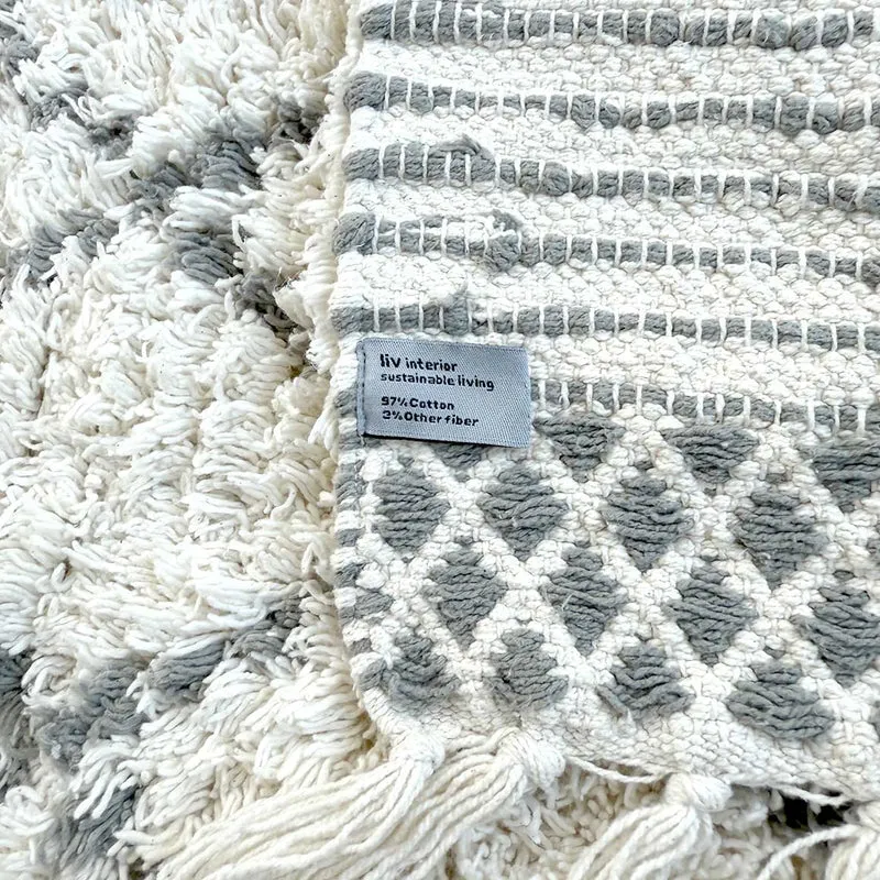 Beni Ourain Teppich in Beige / Grau