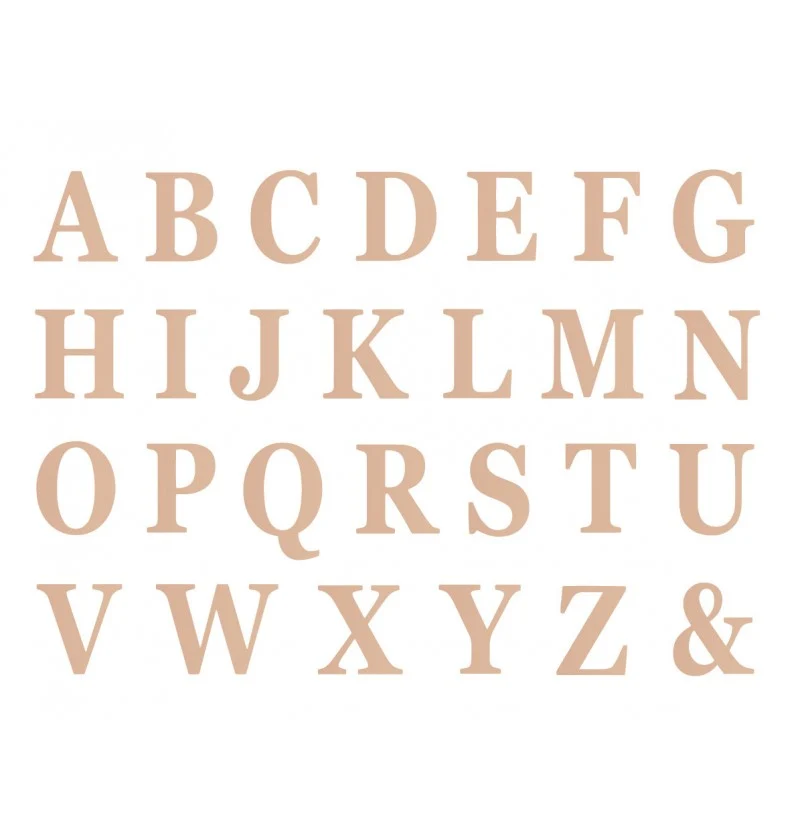 Aufkleber Set Buchstaben (48 Stück)