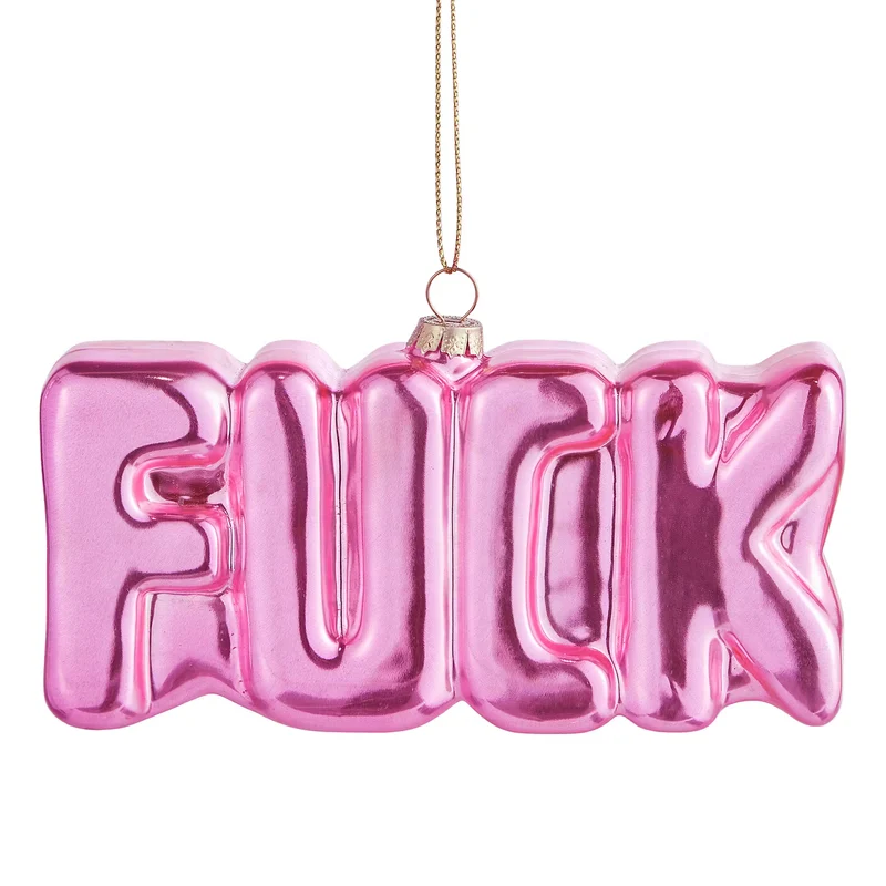 HANG ON Glas Ornament F