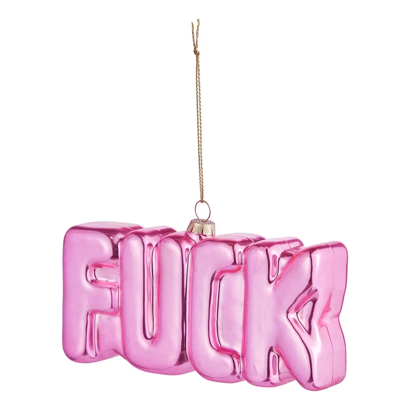 HANG ON Glas Ornament F
