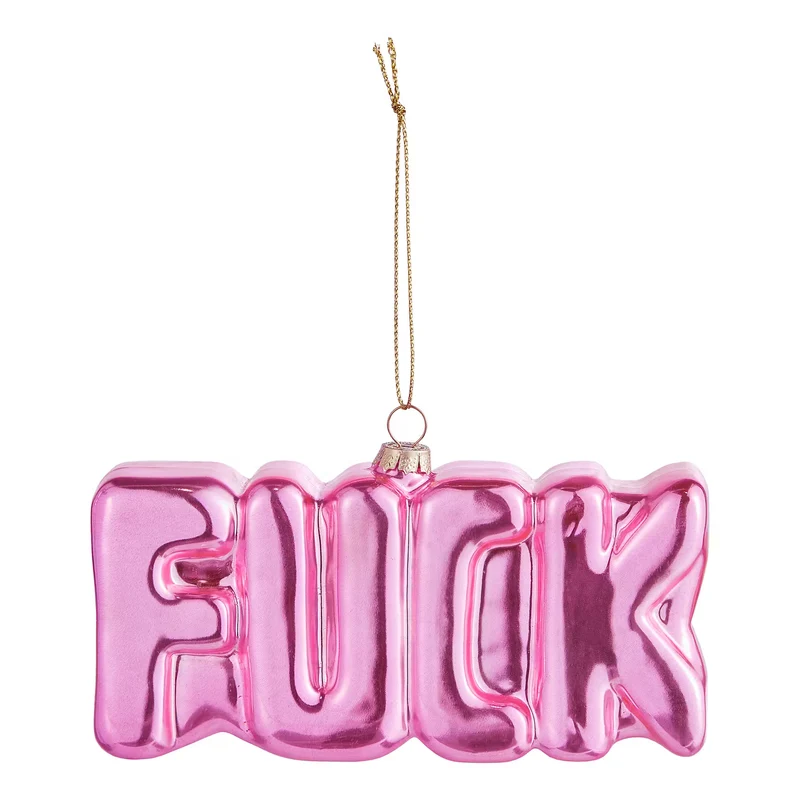 HANG ON Glas Ornament F